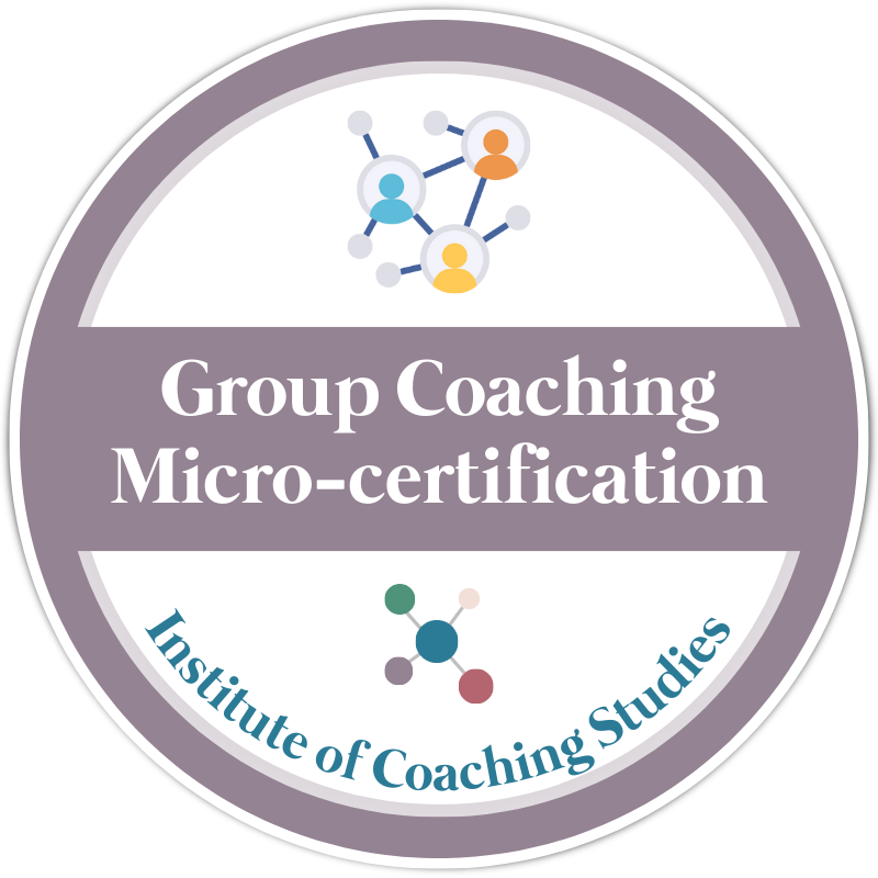 Group Coaching Micro-certification, Institute of Coaching Studies